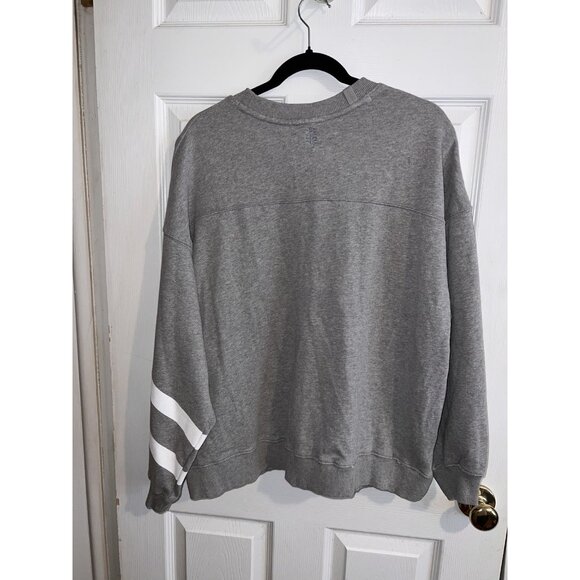 NWOT Free People Movement All Star Logo Oversized Crewneck Pullover Sweatshirt S - Picture 11 of 12